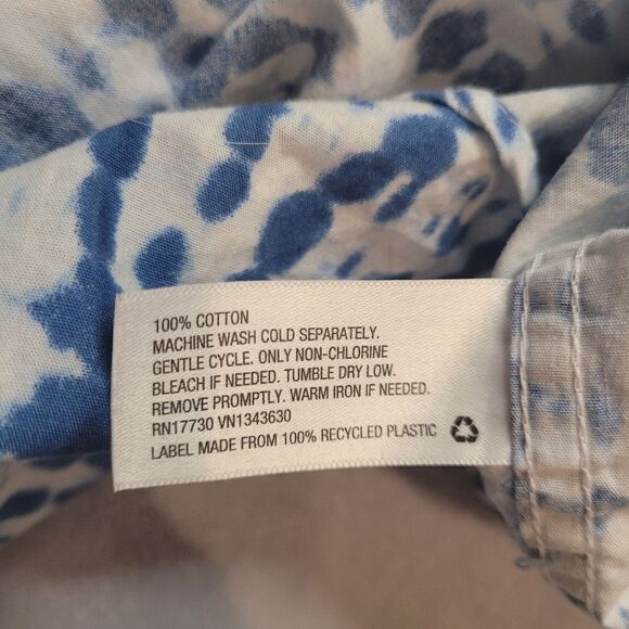 Original use tie dye button up shirt - Picture 4 of 4